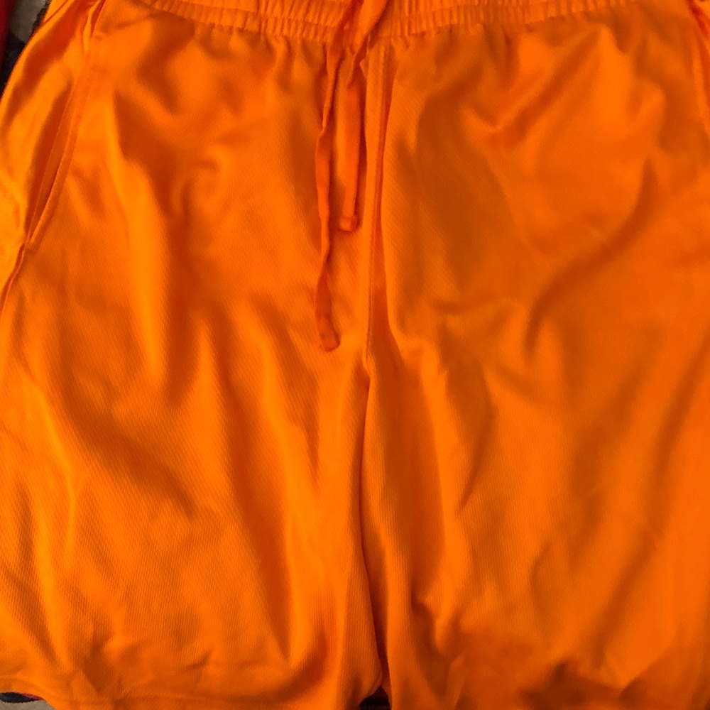 Bright Orange Athletic Shorts